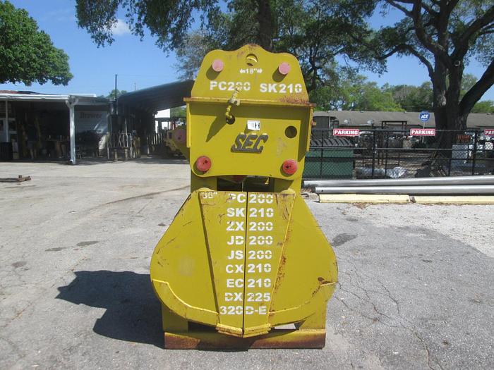 Used New 36" SEC Clam Shell Grapple Bucket