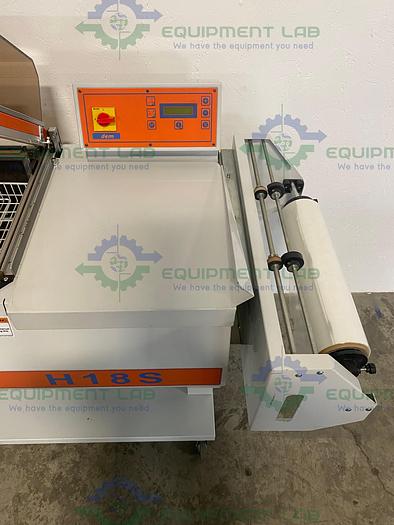 Used Clamco Dempack H18S Shrink Wrapping Machine - Single Step Seal,Trim, & Shrink