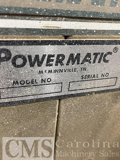 Used Powermatic Model 26 Shaper