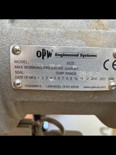 OPW Kamvalok 1711DL-30-A Aluminum Dry Disconnect Coupler w/ Flange