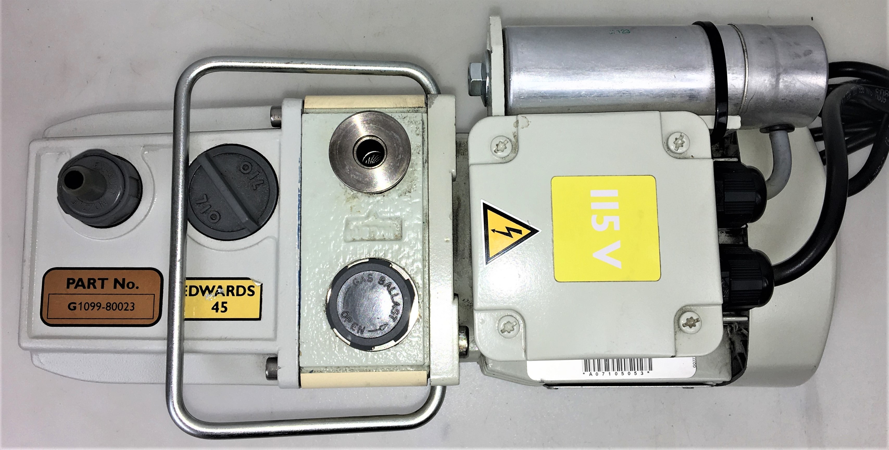 Used Edwards E2M1.5 (Agilent G1099-80023) Rotary Vacuum Pump - 1.2cfm