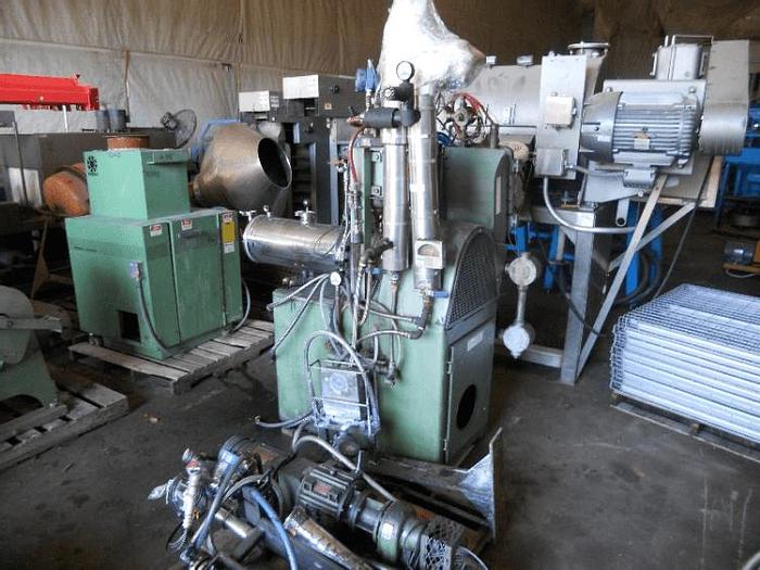 Used 20 LITER NETZSCH HORIZONTAL MEDIA MILL – 25 HP/XP – #7513