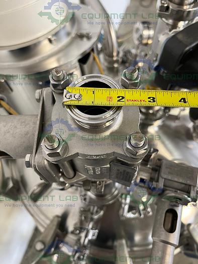 Used Precision  250 Liter Stainless Steel Jacketed Reactor 400 PSI w/ Reliance Motor