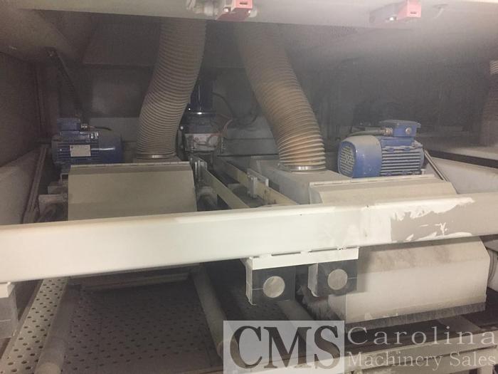 Used 2004 Unisanding Cross Sander with Doucet Return Conveyor