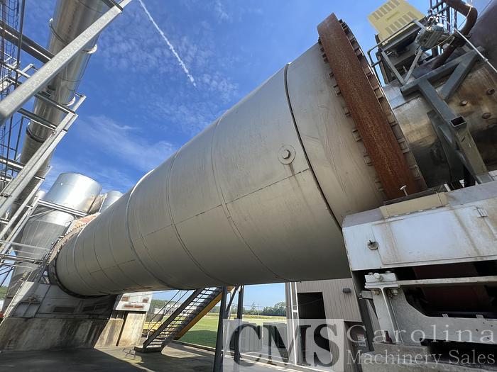 Used Buhler Aeroglide 13x60 Stainless Steel Drum Dryer with Burner