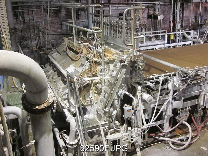 Used Manchester Complete Fourdrinier Paper Machine, 119" Wire Width #32590