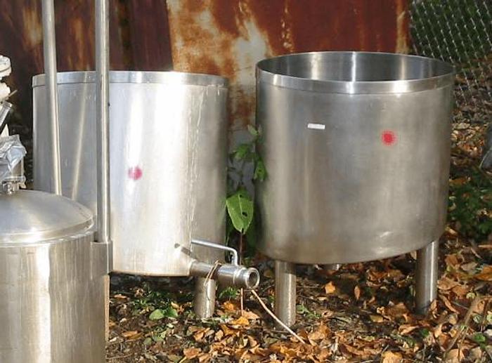 Used 65 GALLON OPEN TOP TANK WITH COVER – S/S