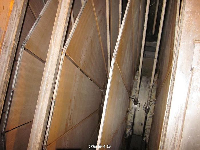 Used Impco  Impco Disc Filter, 12' Ft. Diameter By 24' Ft. Long,  20- Disc Stainless Steel Vat And Hood. #26945