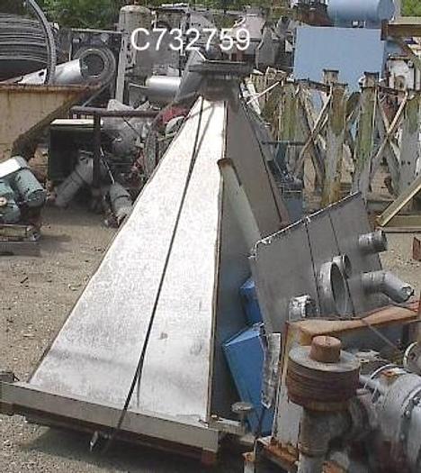 Used Hopper, 18 CF, S/st, 30" x 70" x 46", Load Cells #C732759