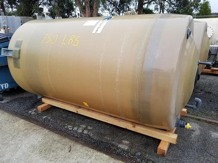 Used Tank, 1,165 Gallon, FRP, Design Tanks, 58" X 94", #S742634