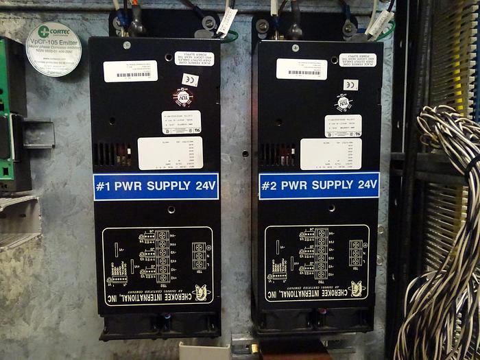 Used FISHER-ROSEMOUNT DELTA V POWER SUPPLY SYSTEM AND COMPONENTS