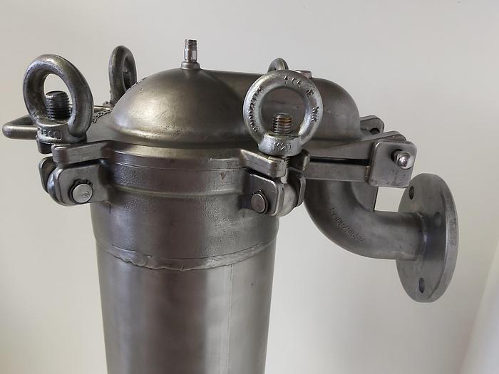 Gebraucht Edelstahl Beutelfilter, Gr. 2, TBF-112-S-10, 10bar, Löffler gebraucht - überholt