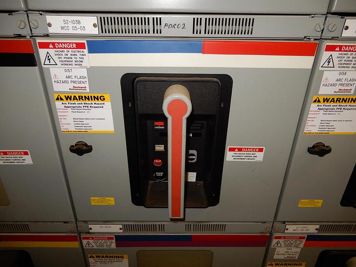 Used GENERAL ELECTRIC GE AKD-S SWITCHGEAR WITH POWER LEADER MONITOR
