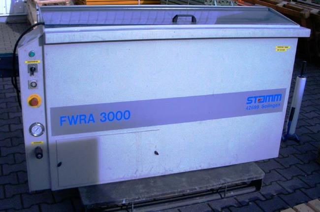 Used Stamm FWRA3000 dampening roller cleaning device