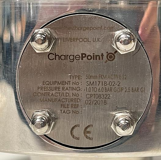 Used Chargepoint Technologies SM1718-02-2 50mm FKM Active S2