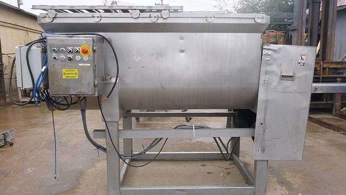 Used 50 CU. FT. AFECO DUAL SHAFT RIBBON BLENDER - S/S