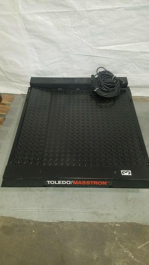 Used Toledo Masstron Floor Weight Scale 30" with ramp (needs readout box)