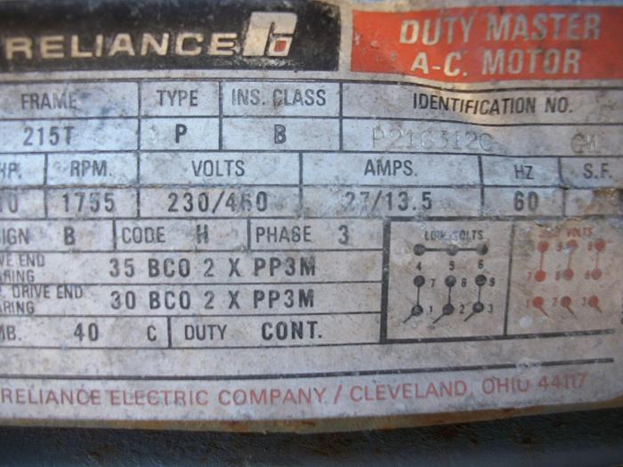 Used Pulper, Finisher, Brown, 2503, S/st, 3-Paddle, 10 HP, #S740725