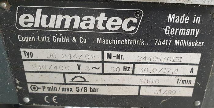 Gebraucht Doppelgehrungssäge Elumatec DG 244