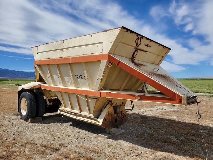 Used Belly Dump Trailer Pup - Pivot Track Filler