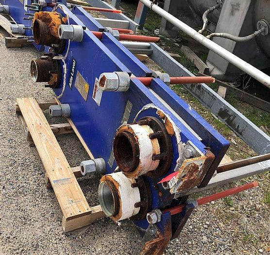 Used Heat Exchanger, Plate, 193 SF, Alfa Laval, 150 PSI, S/st, #S742970