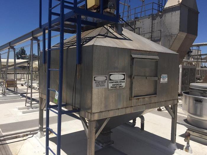 Used Bin, 400 CF, S/st, 7' X 7' x 9', S/st, Surge Bin (2) #S741113