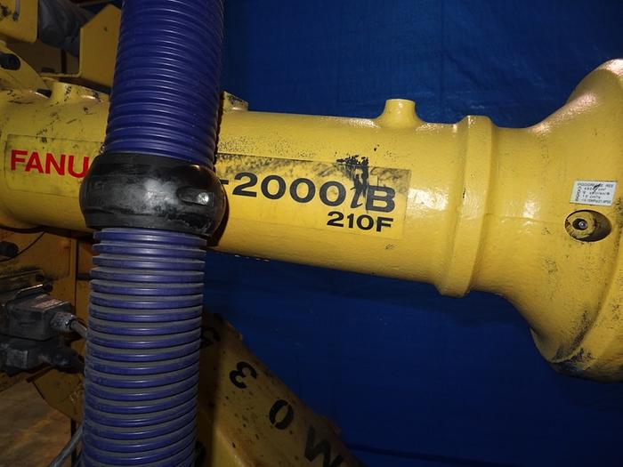 Used FANUC R2000iB/210F 6 AXIS CNC ROBOT W/R30iA CONTROLS