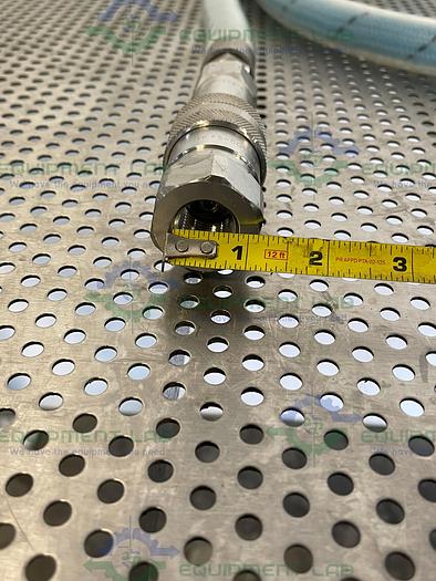 Used 103"  Flexible Hose  w/ Parker FS-50-8FP Hydraulic Quick Connect Hose Coupling