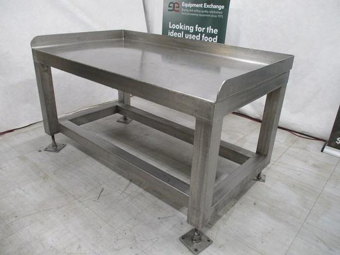 Used Table; Stainless steel heavy duty; 6'x40"