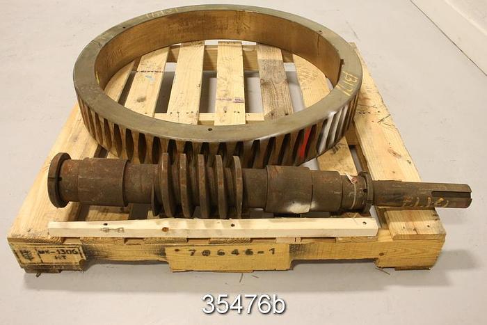 Unused Dorr Oliver Save-All Worm Gear Set #35476