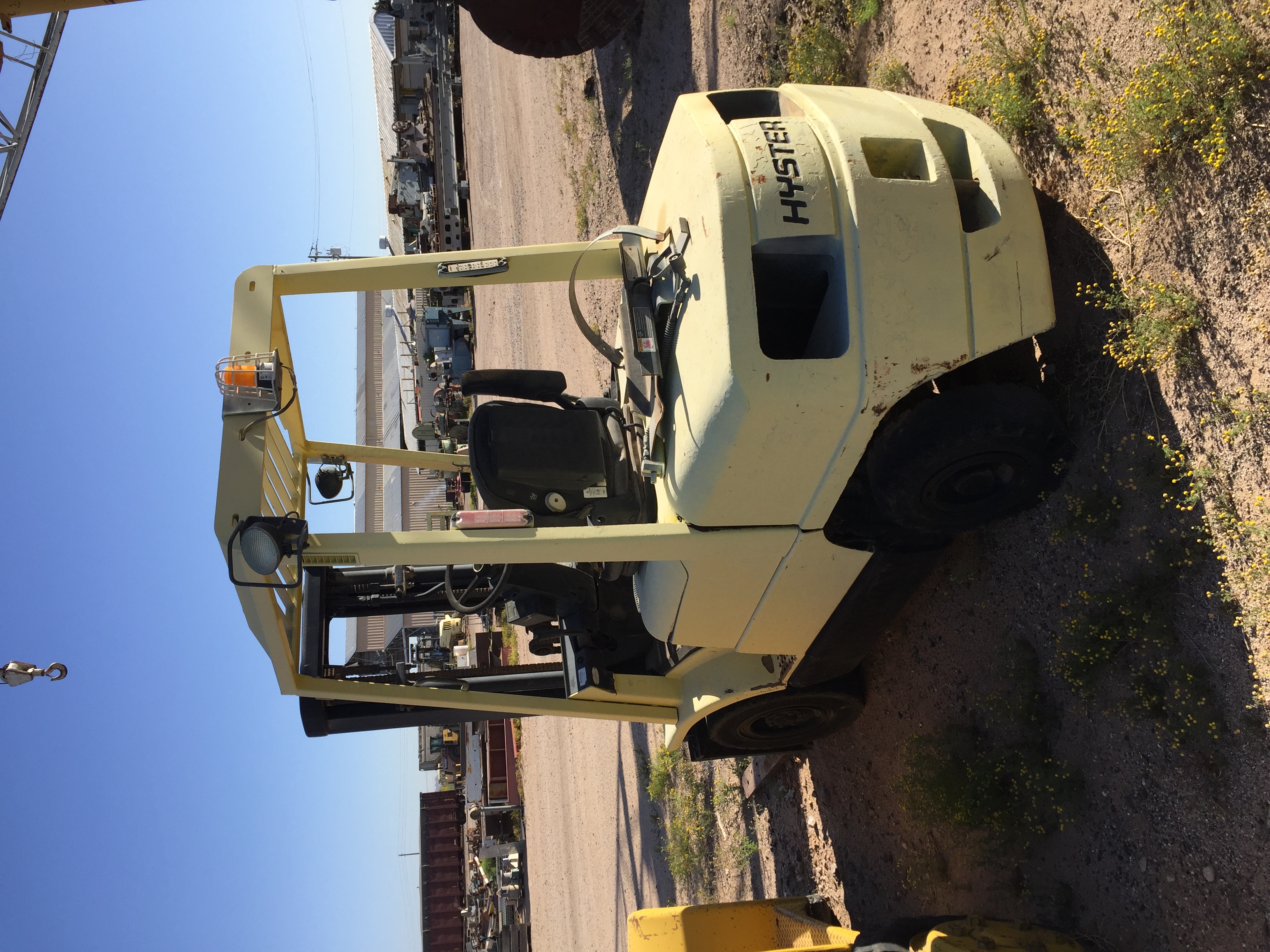 Used 6,000 lb. Hyster Model H 60 XM Forklift; Mfg. 2004; Pneumatic Tires; S/N H177B55385C
