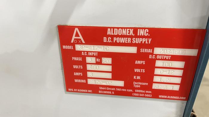 Used Aldonex- 100A 12V 