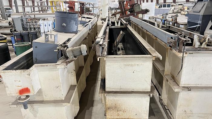 Used 231" x 24.5" x 44" Deep Shuttle/Transfer Tank