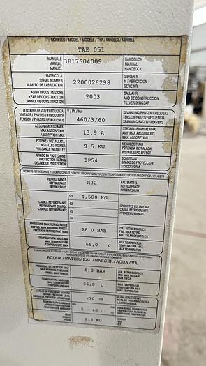 Used General Air Products TAE 051 Chiller