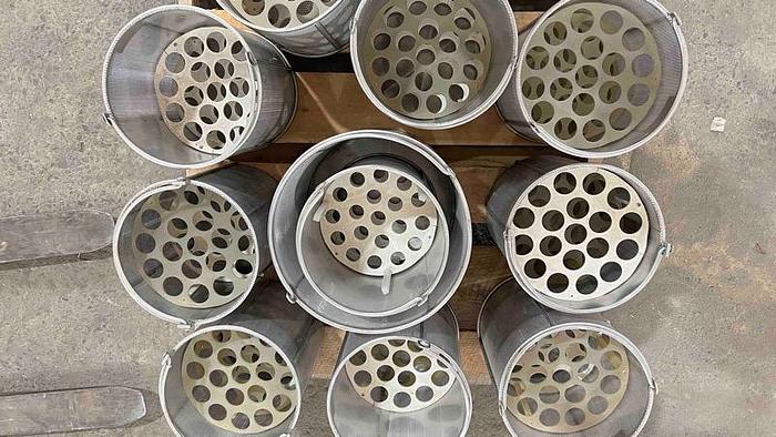 Used Stainless Steel Spin Dryer Baskets-Item#743