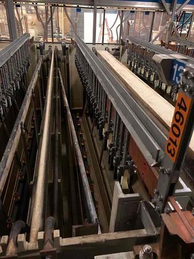 Used LARGE Railrider-Type Rack Plating Line- Item#233