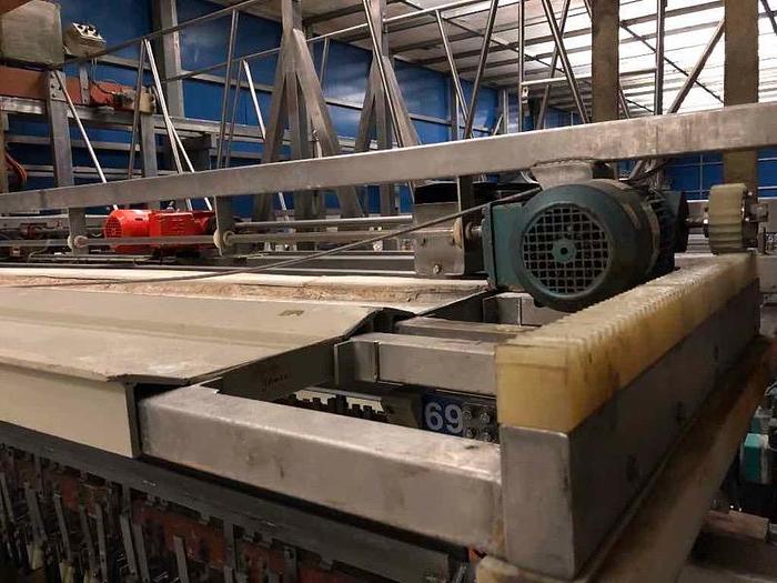 Used LARGE Railrider-Type Rack Plating Line- Item#233