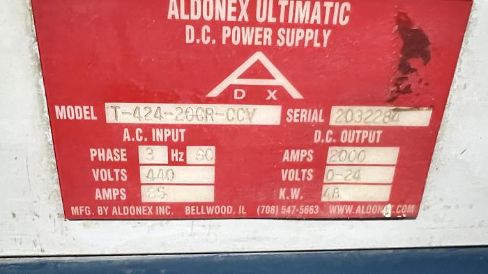 Used Aldonex 2000A 24V