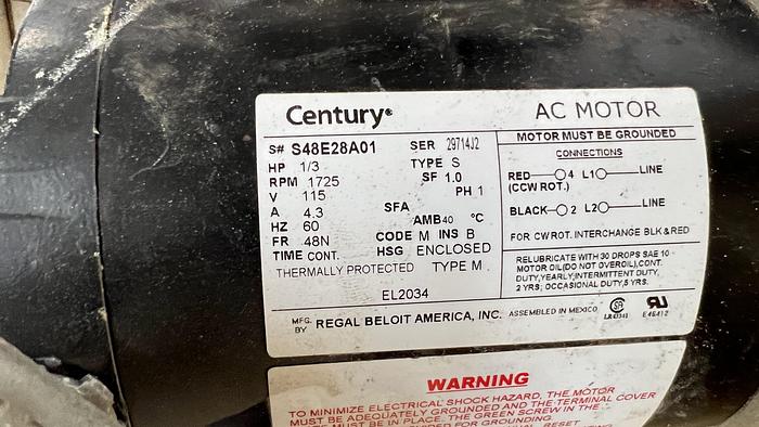 Used 48" Tall 48" Dia. Holding Tanks