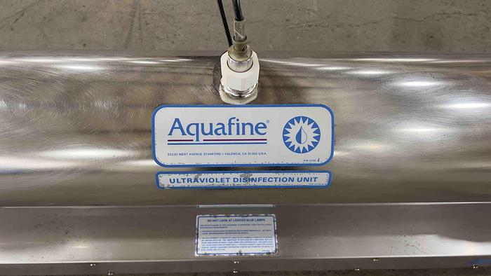 Used Aquafine UV Disinfection Unit-Item#407