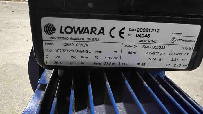 NEW- LOWARA PUMP-Item#464