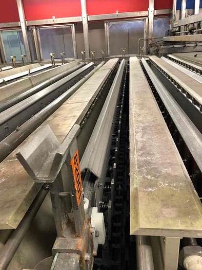 Used 131" Long Tanks, Automated Line For Thin Parts, Buss Bar, Threaded Rod etc.-Item#237