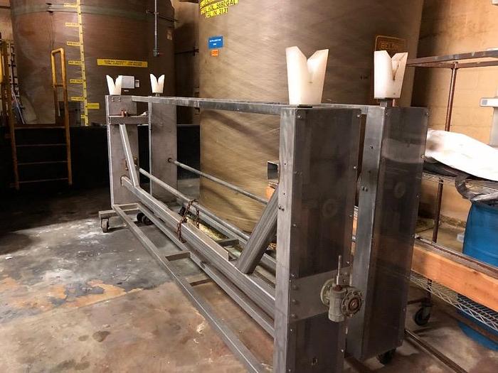 Used LARGE Railrider-Type Rack Plating Line- Item#233