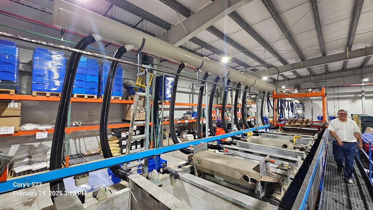 Used AUTOMATED TIN BARREL PLATING SYSTEM