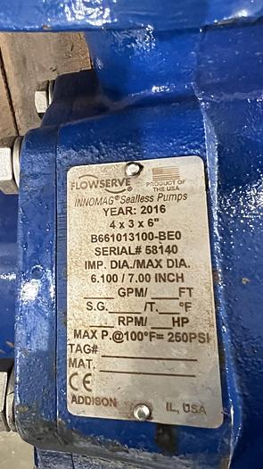 Used Innomag Sealless Pump
