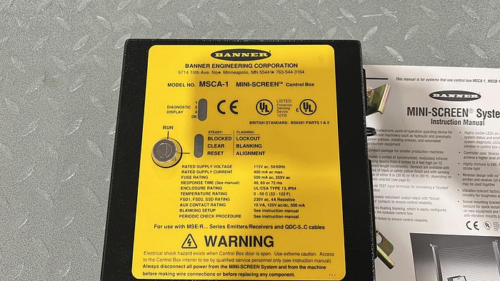 Banner- Mini-Screen Control Box