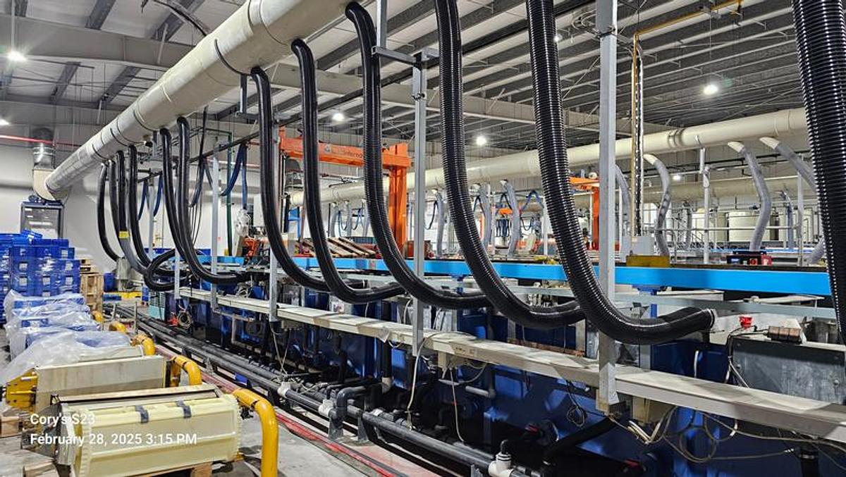 Used AUTOMATED TIN BARREL PLATING SYSTEM