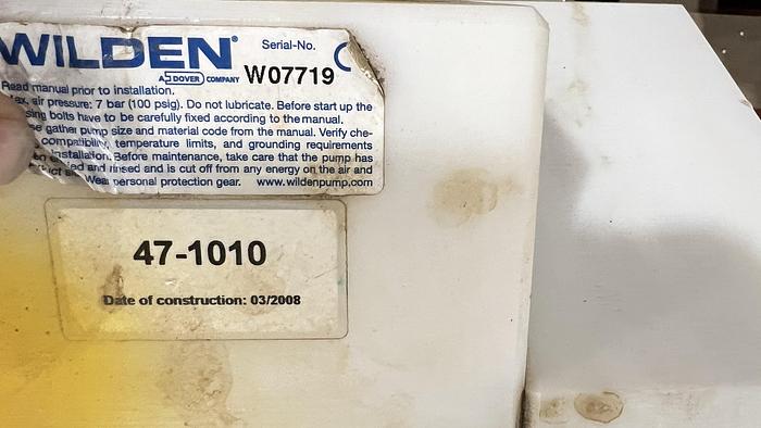 Used Wilden Pump