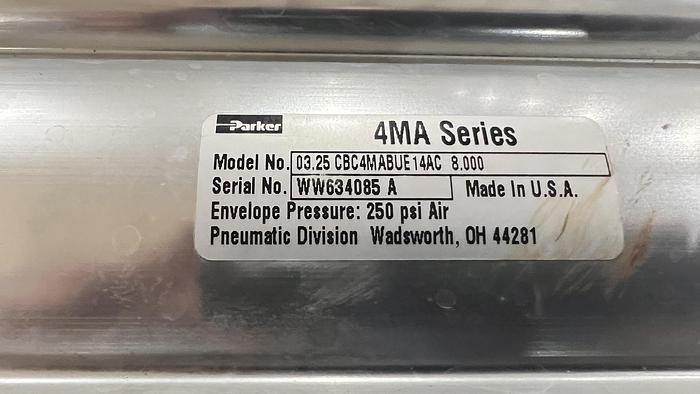 Used Parker- Pneumatic NFPA Cylinder - 4MA Series