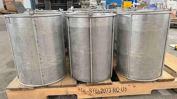Used Stainless Steel Spin Dryer Baskets-Item#743